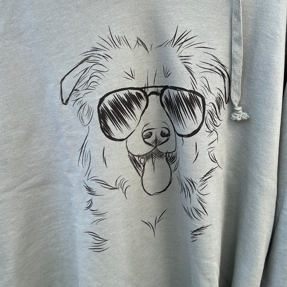 Women’s Sage Green Australian Shepherd Hoodie